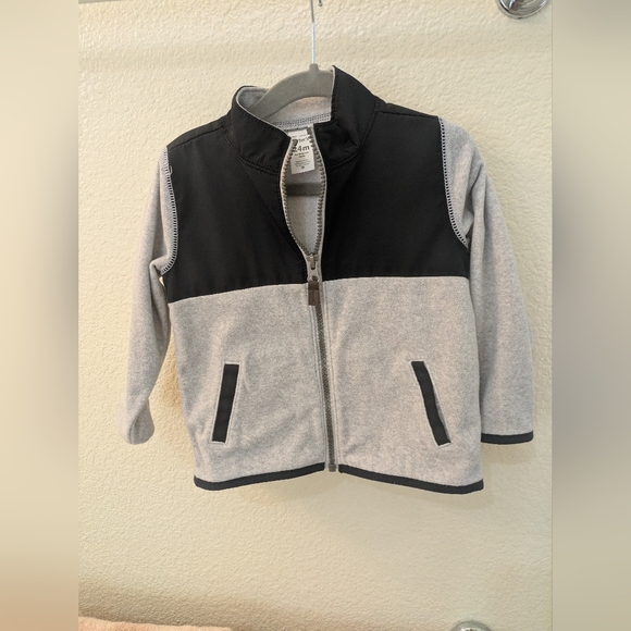 Carter's Black and Gray Fleece-Lined Jacket - Picture 1 of 4